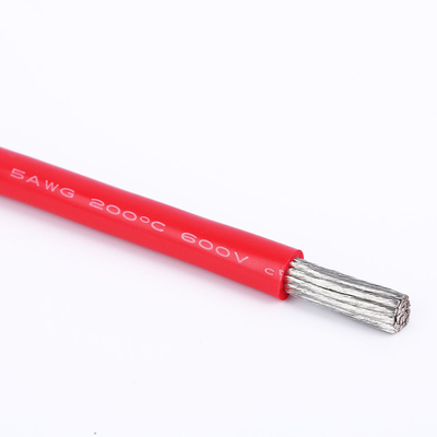 주석 도금 구리 탄력적 실리콘 케이블 1AWG 2AWG 4AWG 6AWG 8AWG 10AWG