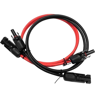 광기전성 IP68 방수 태양 전지판 연장 케이블 6mm2 10AWG